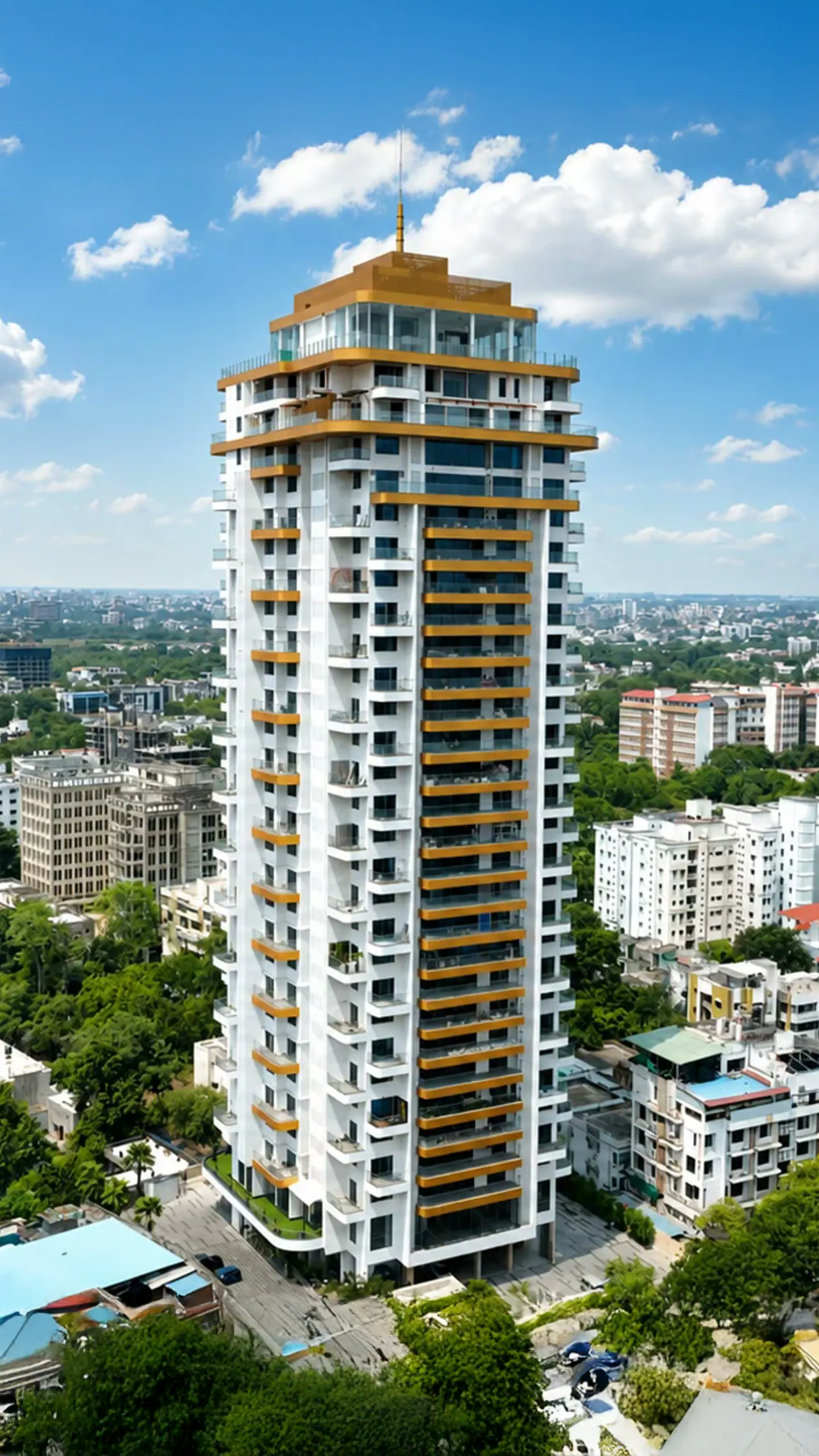 Kukreja Infinity rising above Nagpur