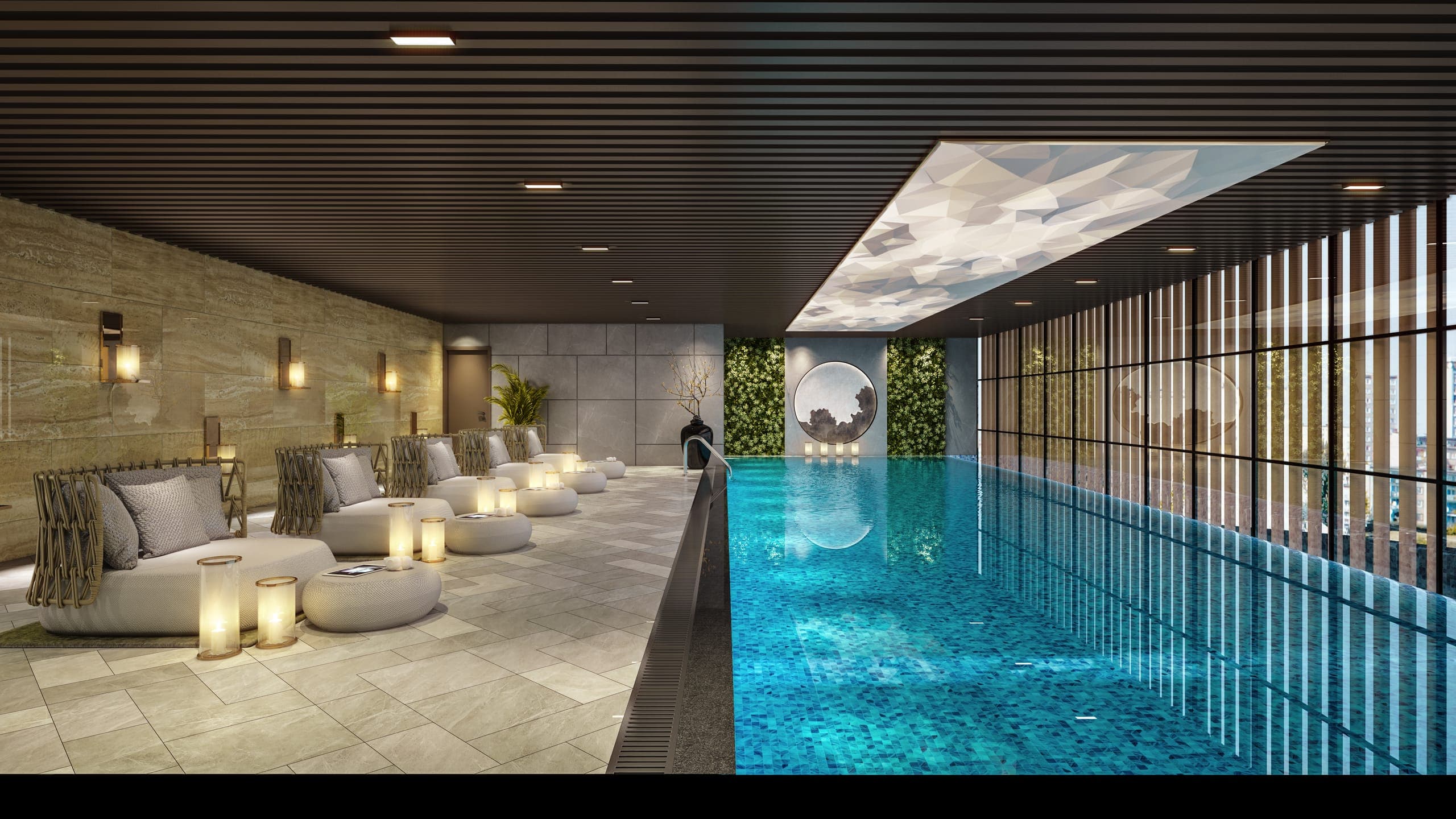 Swimming Pool at The One, artist's impression