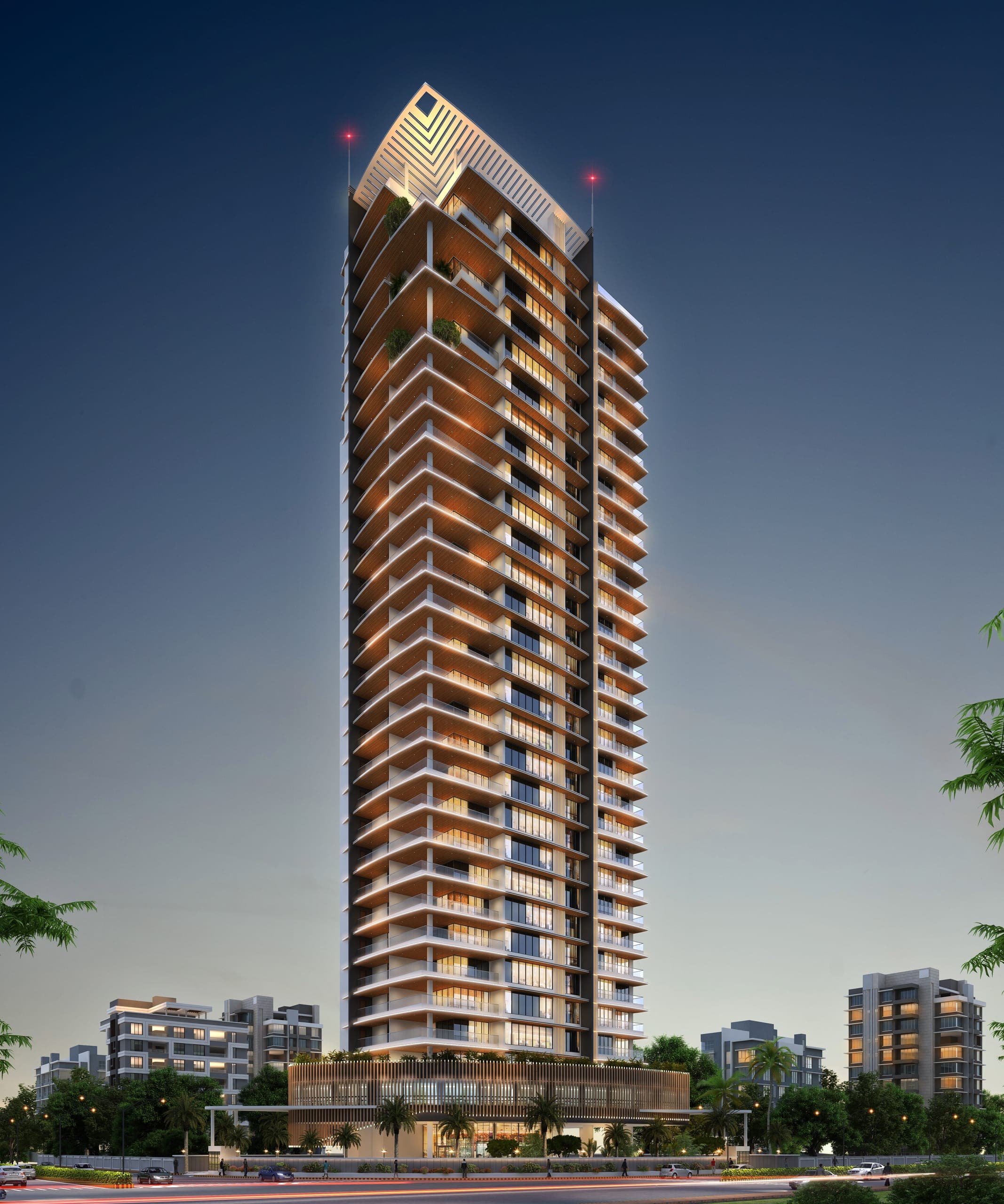 The One, Civil Lines, Nagpur, artist's impression