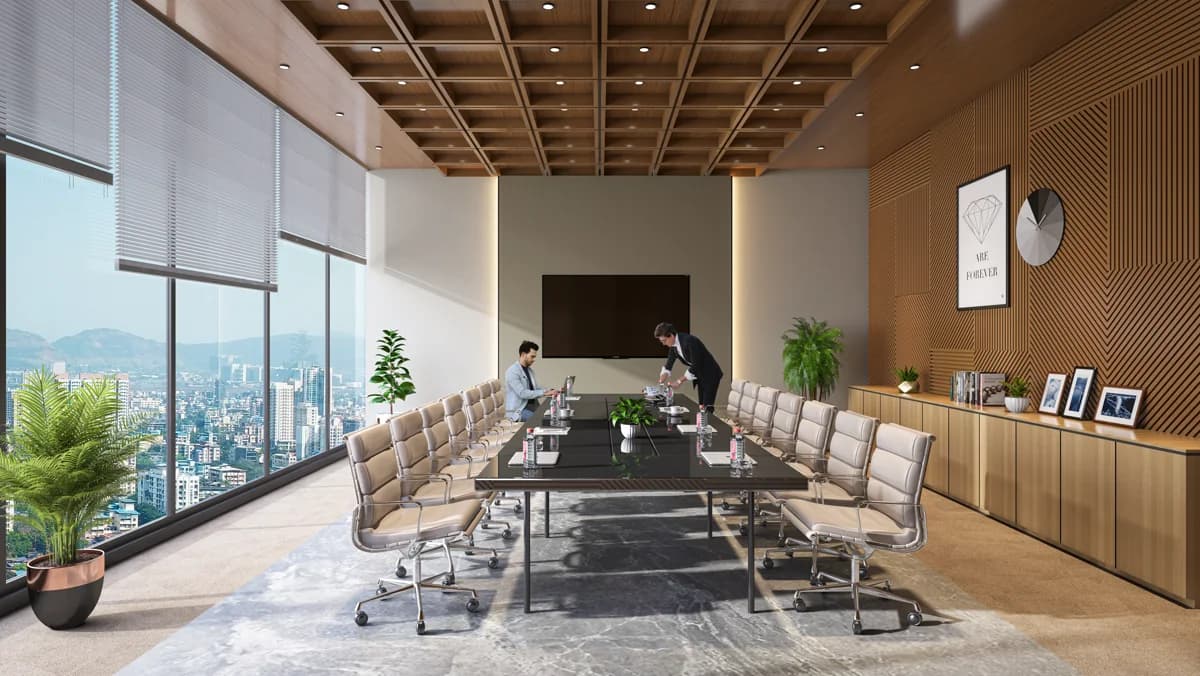 A conference room inside West 19