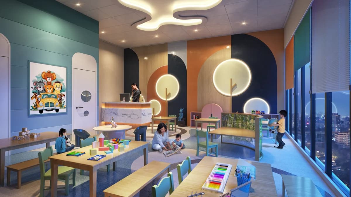 The crèche on the lifestyle level at West 19
